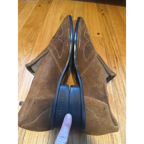 Mark Nason Lounge U Rock Studded Loafers Brown Leather Mens 11.5 Square Toe main image 5